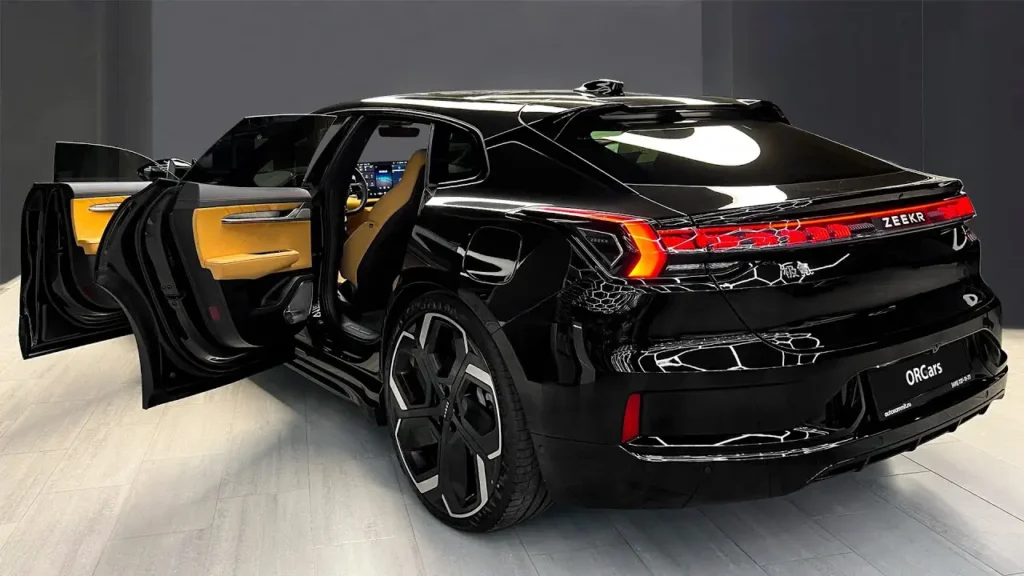 Zeekr 001: 544 hp, 620 km range, $55K. See specs and how it beats Tesla Model Y & BMW i4 in style and performance!