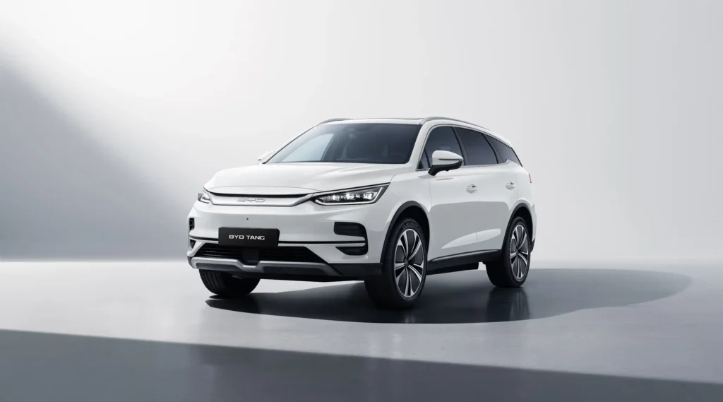 BYD TANG: 509 hp, 565 km range, $45K. Discover specs and how it beats Tesla Model Y & NIO ES8 in power and price for 2025!