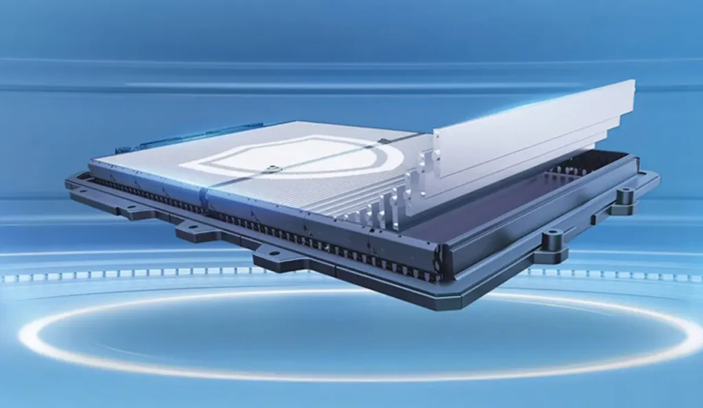 Review of BYD Super DM — Hybrid Technology DM-i and DM-p | AutoChina close-up of BYD Super DM Technology hybrid battery