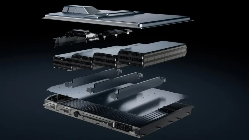 Modular battery system of Li L8 hybrid SUV