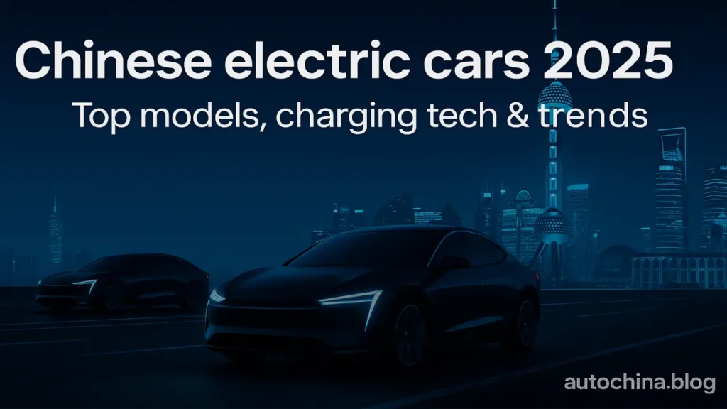 Chinese electric cars 2025