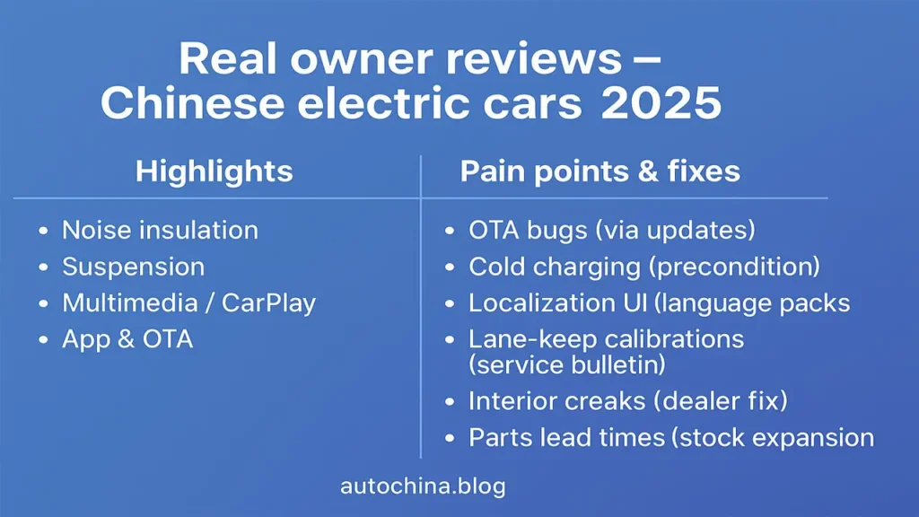 Chinese electric cars 2025