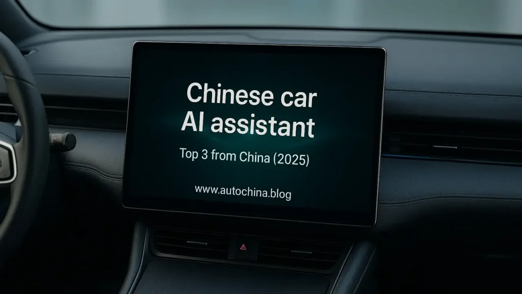 Chinese car AI assistant