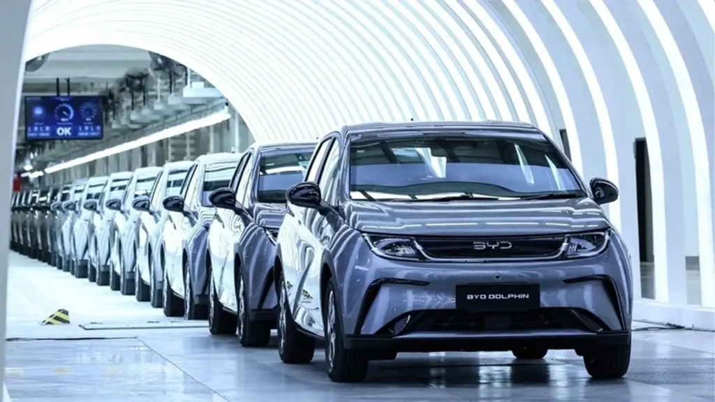 BYD outsells Tesla in Europe