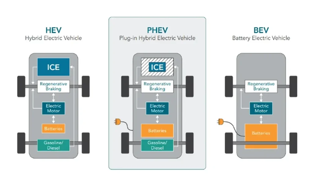 EREV vs BEV popularity 2025