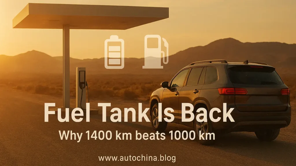 1400km range EREV SUV comparison