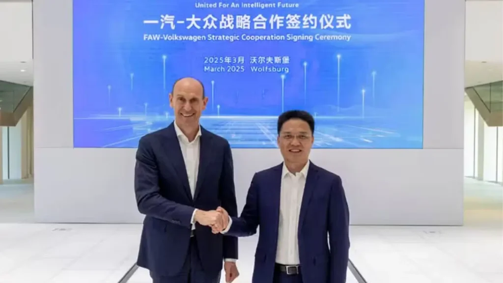 Volkswagen China tech partnership 2026