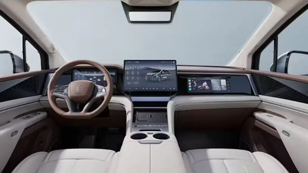 BYD Xia MPV interior