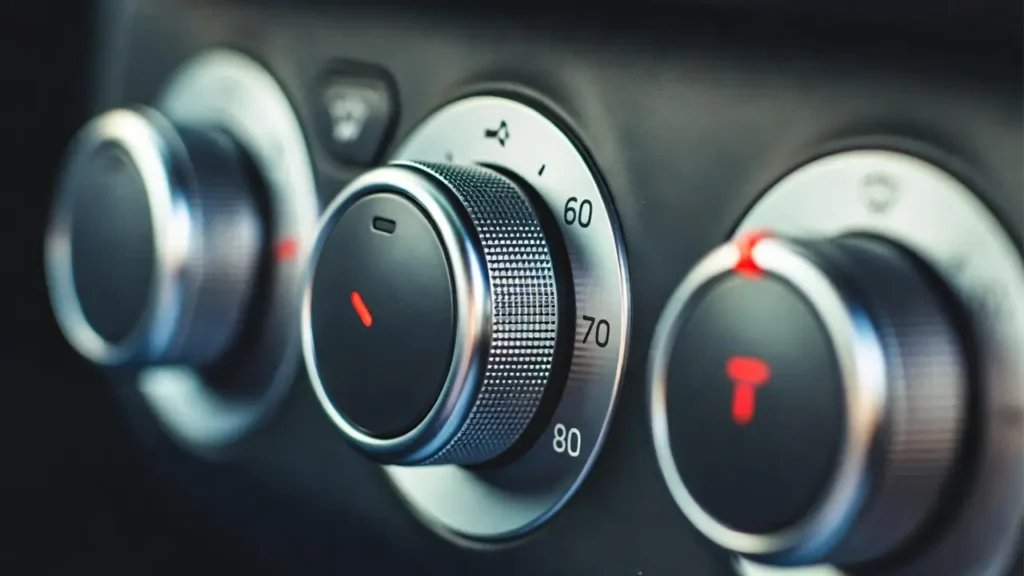 physical buttons in EV interiors trend