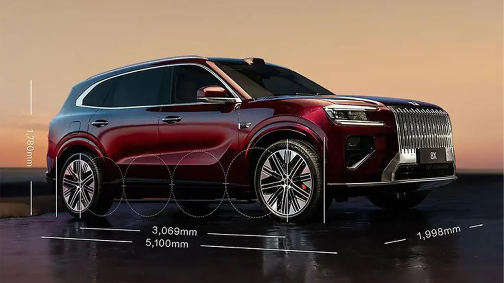Zeekr 8X hybrid SUV