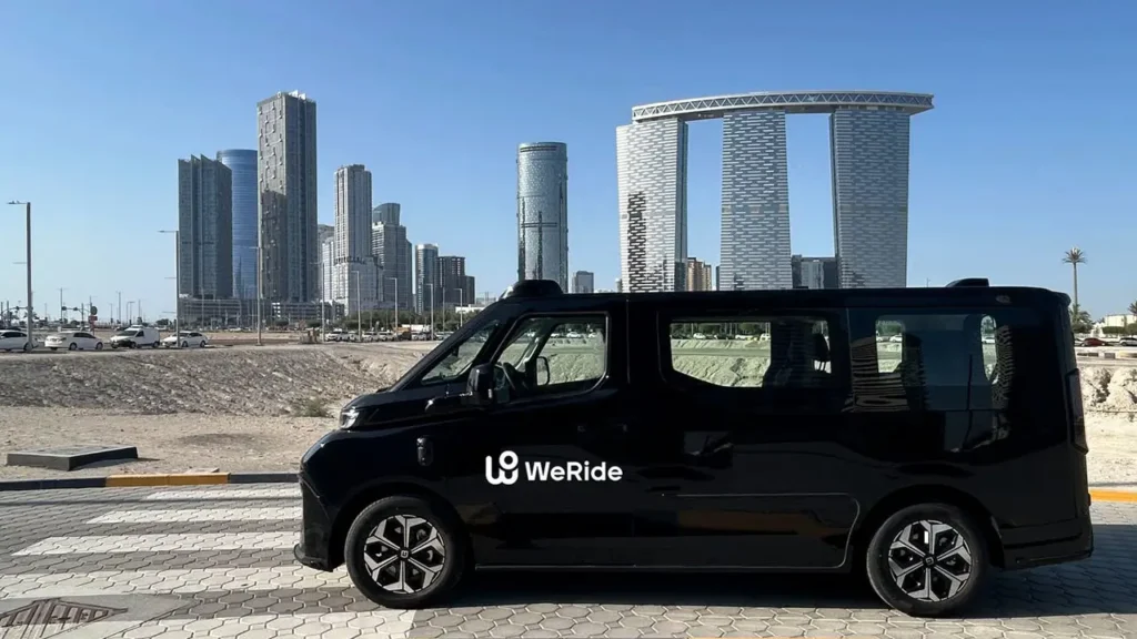 WeRide robotaxi Abu Dhabi
