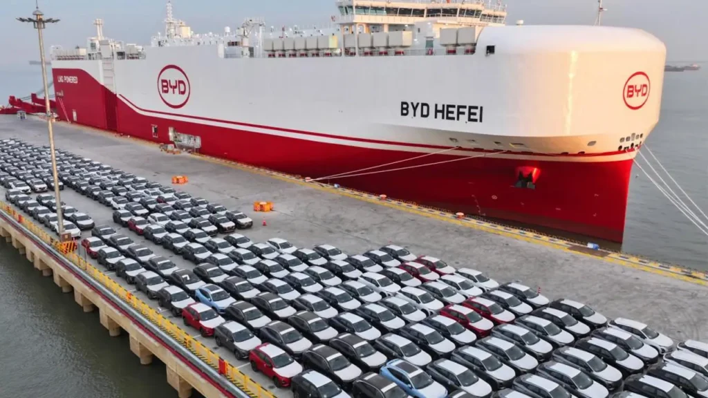 Chinese EV export strategy