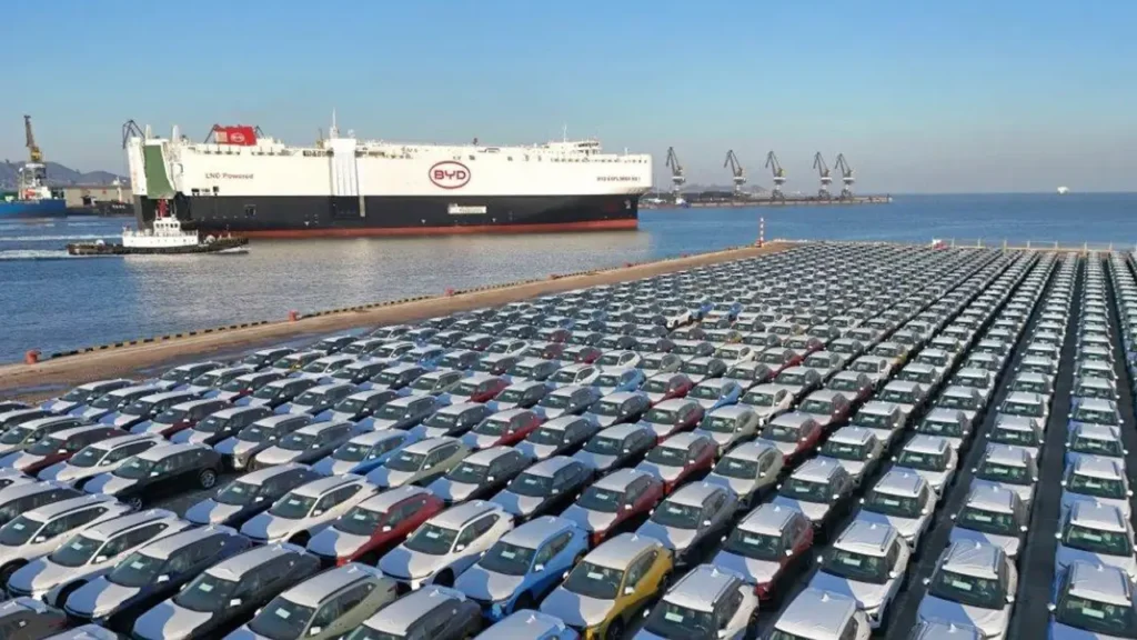 Chinese EV export strategy